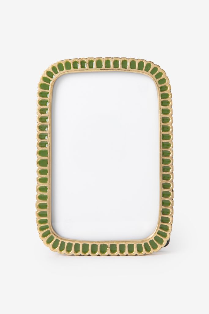 Sissy-Boy Groene Scalloped Enamel Fotolijst