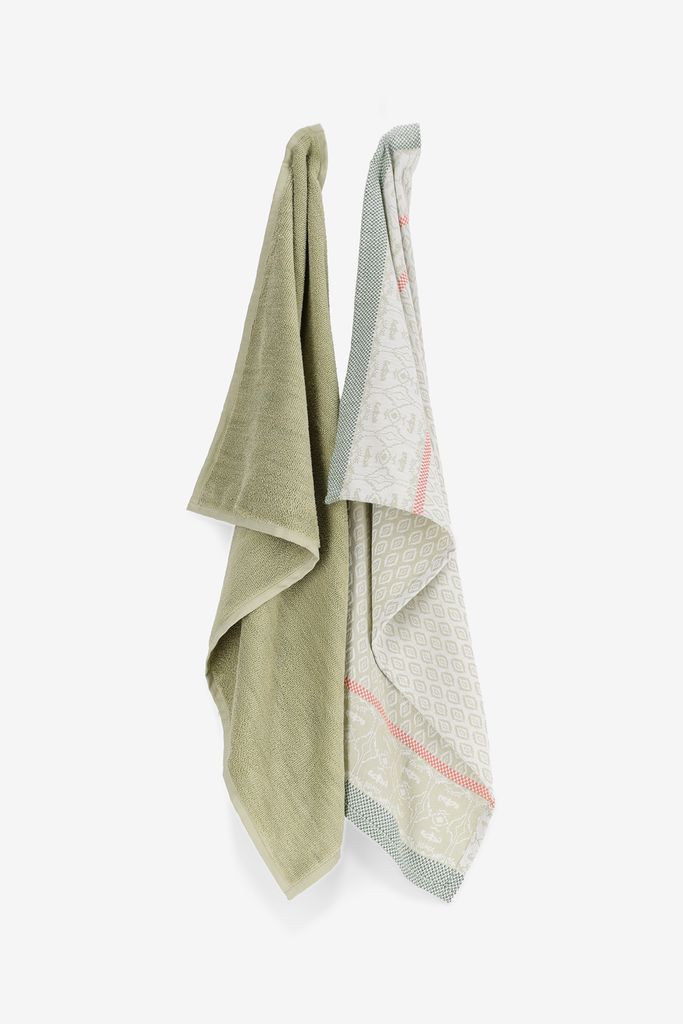 Sissy-Boy Groene Handdoek En Theedoek