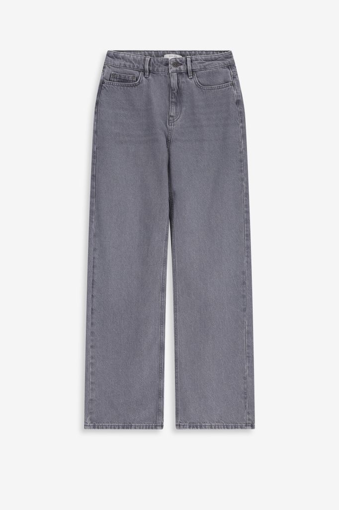 Sissy-Boy Grijze High Waist Wide Leg Jeans