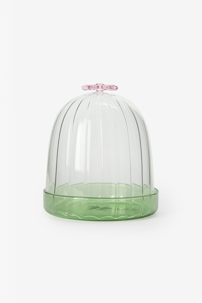 Sissy-Boy Glazen Stolp Met Roze Strikje