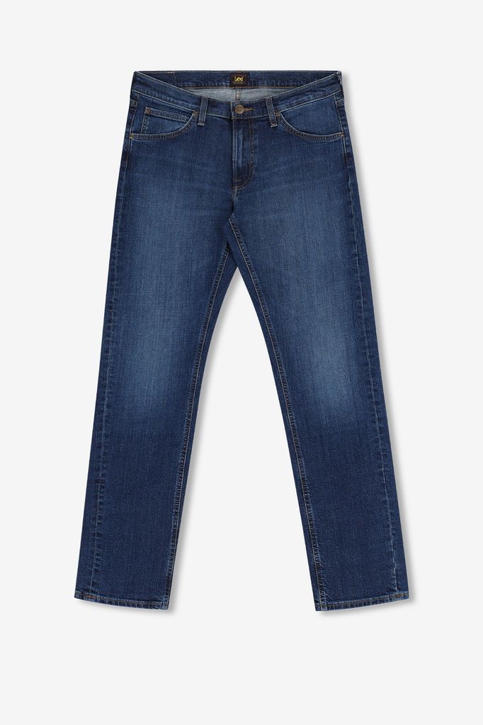 Lee Blauwe Mid-rise Straight Fit Jeans
