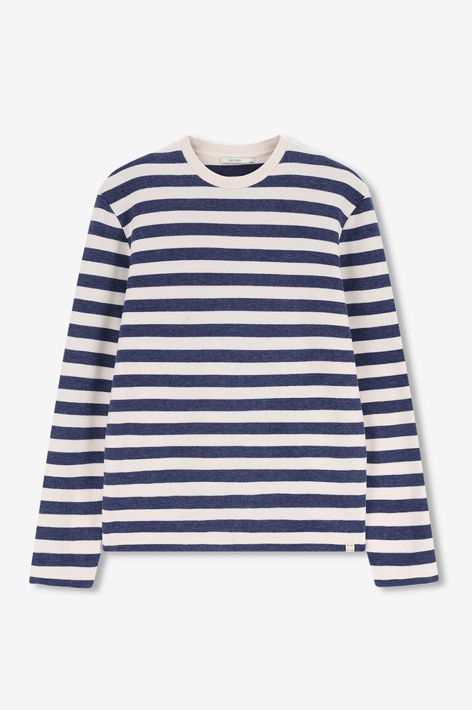 Sissy-Boy Blauwe Gestreepte Sweater