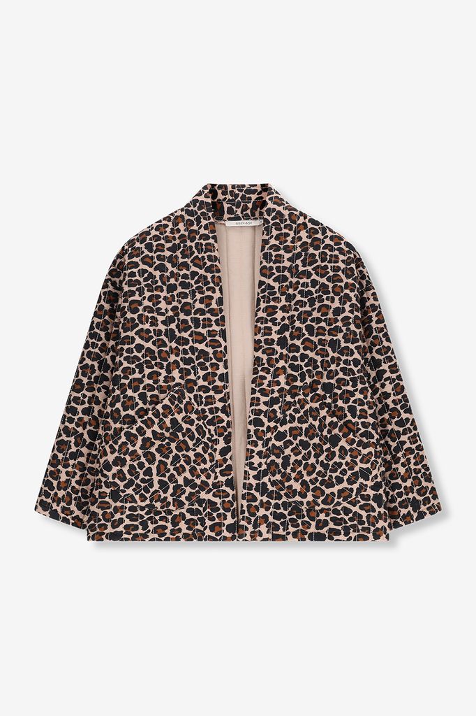 Sissy-Boy Bruine Padded Jack Met Leopard Print