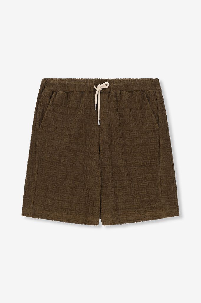 Sissy-Boy Donkergroene Badstof Shorts