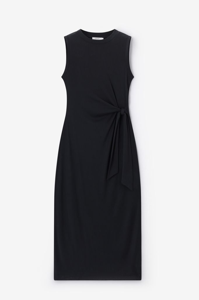 Sissy-Boy Zwarte Rib Jersey Jurk