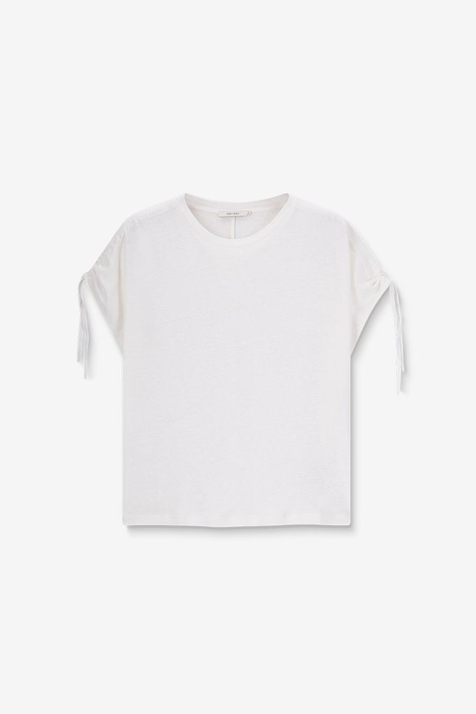 Sissy-Boy Wit Linnenmix T-shirt