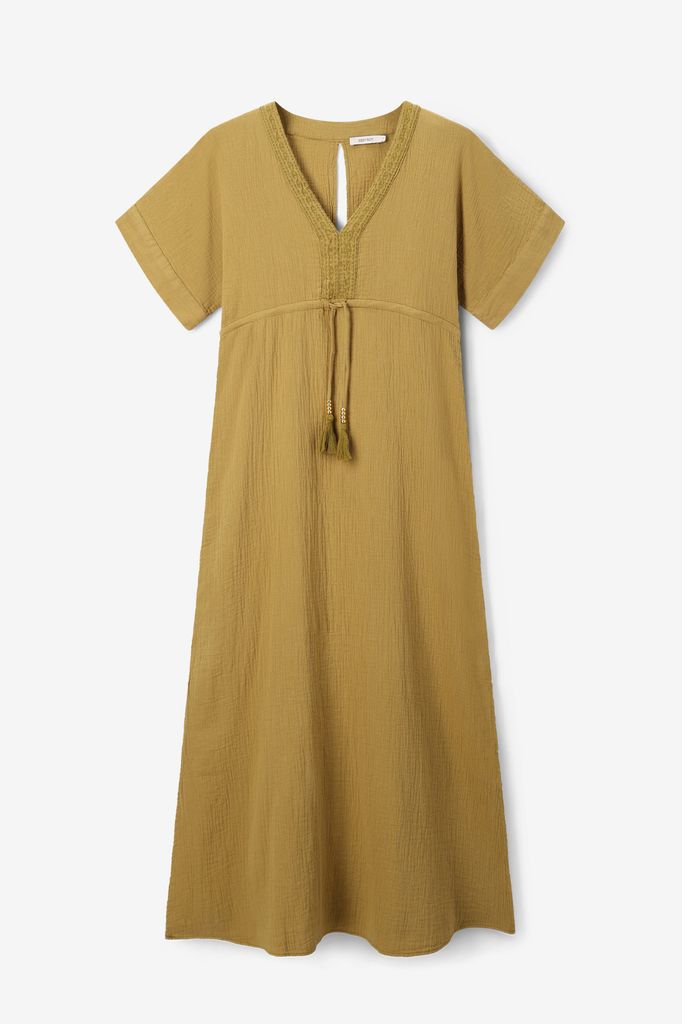 Sissy-Boy Lichtgroene Kaftan Maxi Jurk