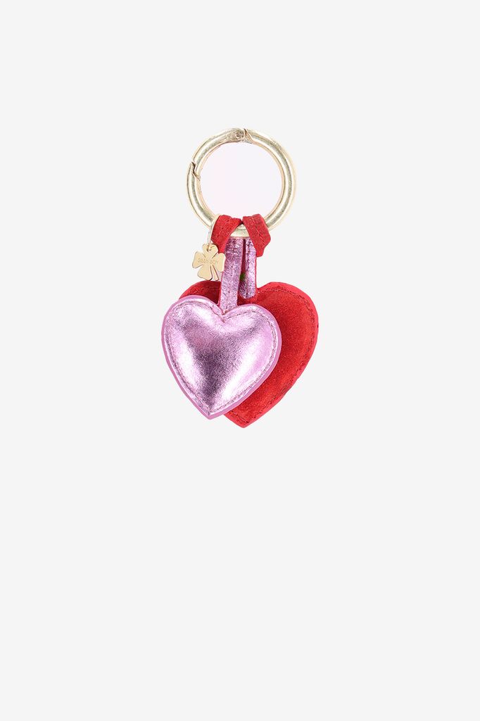Sissy-Boy Rode Bag Charm Met Hartjes