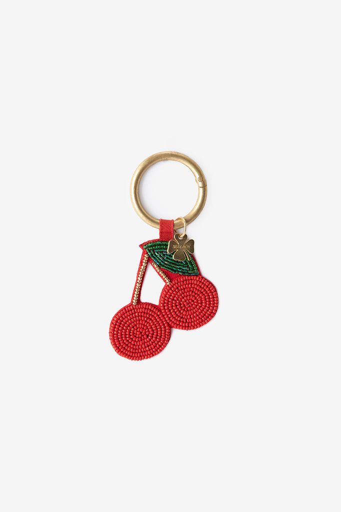 Sissy-Boy Rode Bag Charm Met Kers