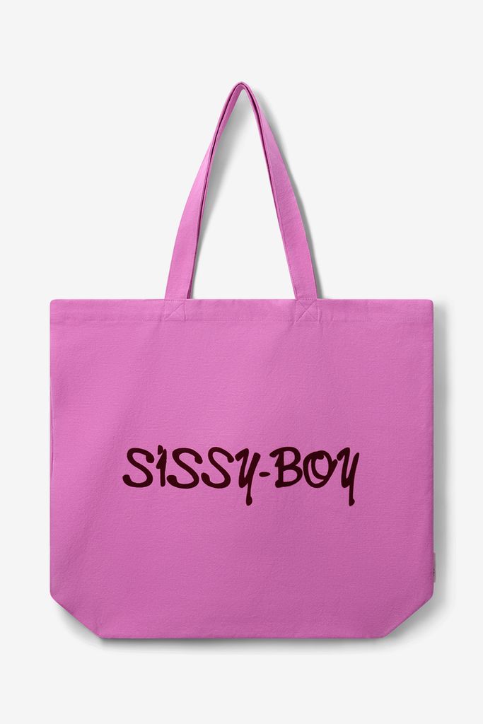 Sissy-Boy Roze Canvas Shopper Large