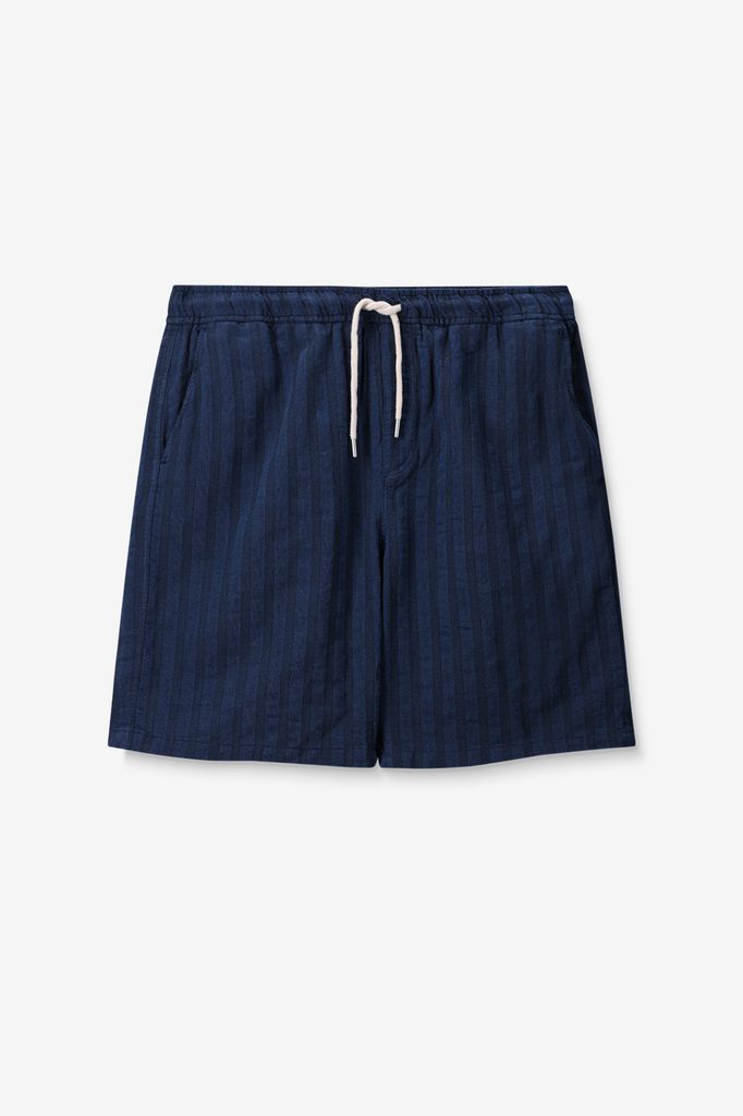 Sissy-Boy Donkerblauw Gestreepte Short