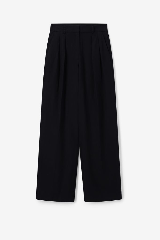 Sissy-Boy Zwarte High Waist Wide Leg Broek
