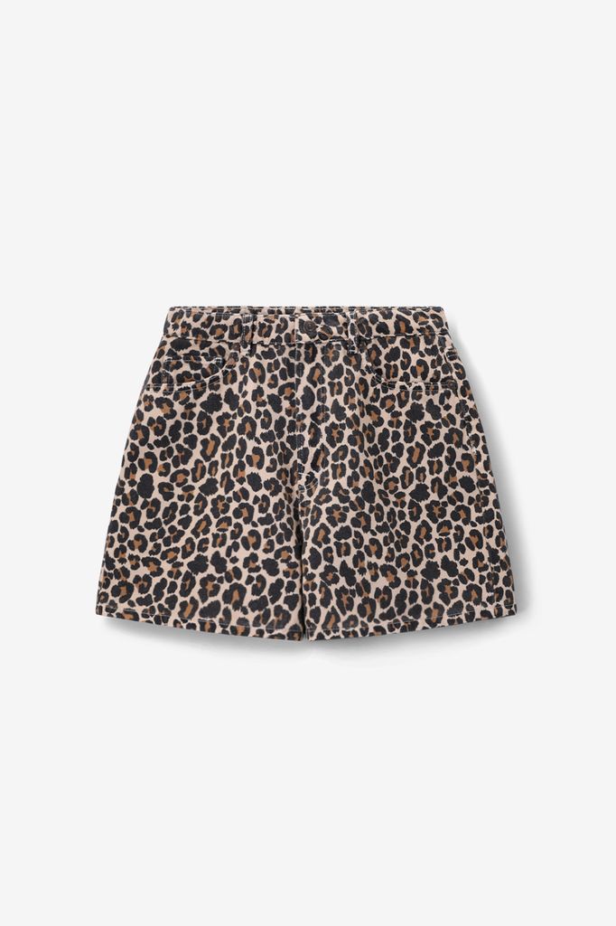 Sissy-Boy Bruine Short Met Leopard Print