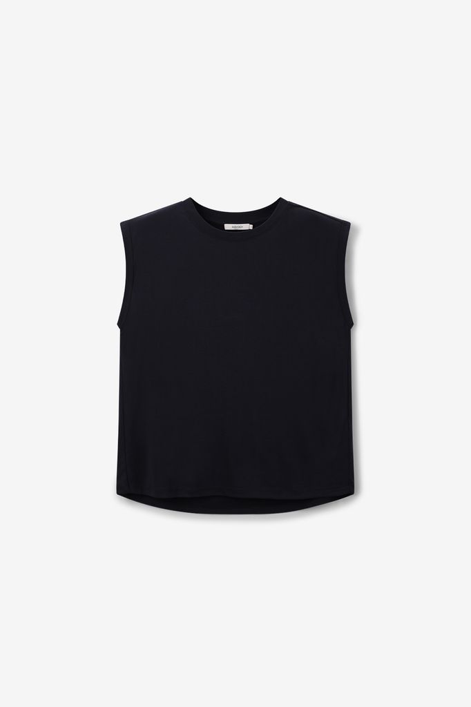 Sissy-Boy Zwart Mouwloos T-shirt