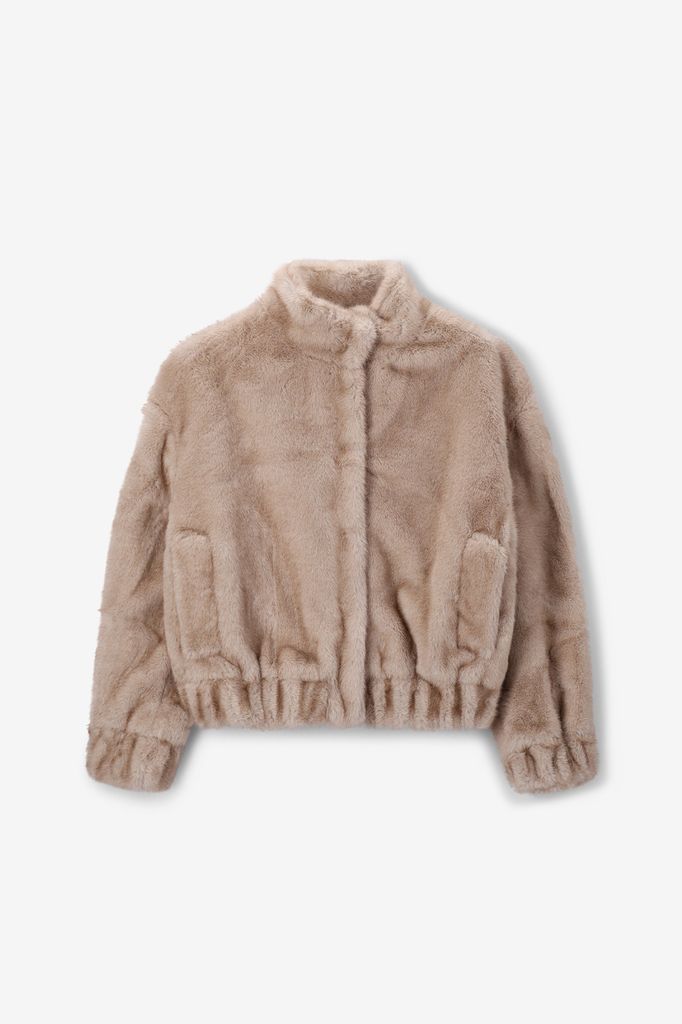 Sissy-Boy Lichtbruine Faux Fur Jas