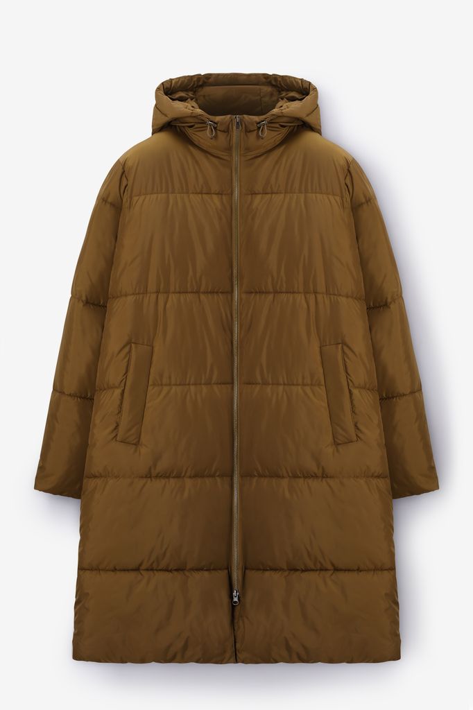 Sissy-Boy Donkergroene Lange Puffer Jas