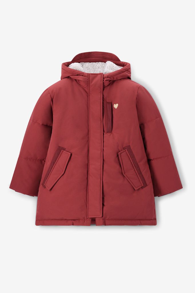 Sissy-Boy Donkerrode Technische Parka Jas