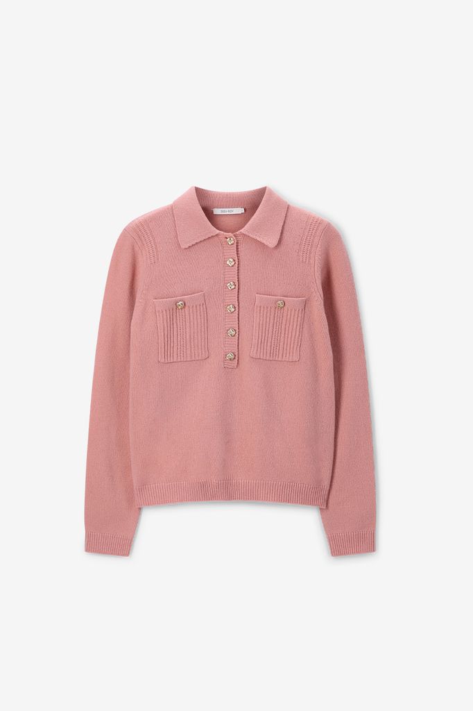 Sissy-Boy Roze Polo Trui