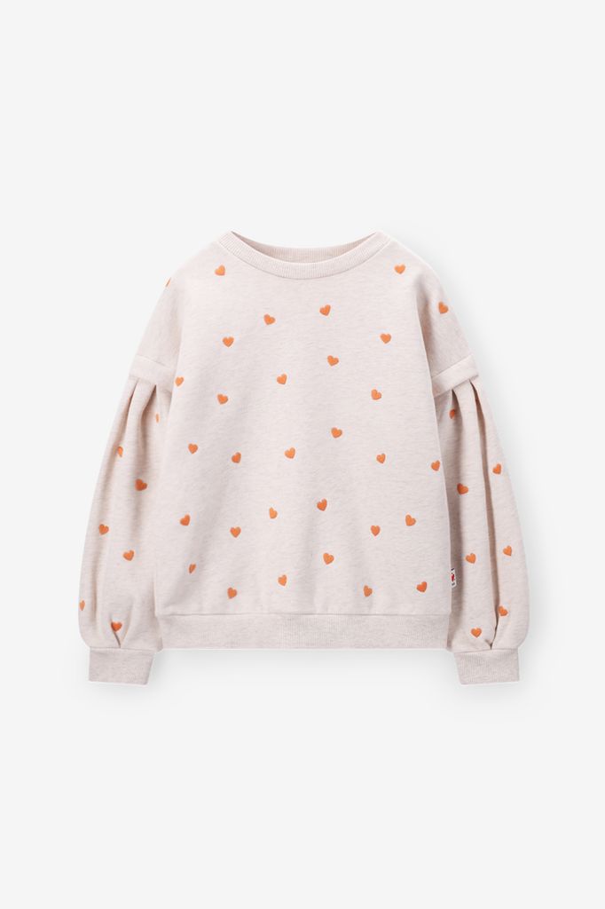 Sissy-Boy Beige Sweater Met Hartjes