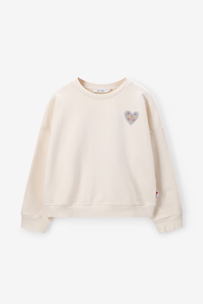 Sissy-Boy Witte Sweater Met Artwork