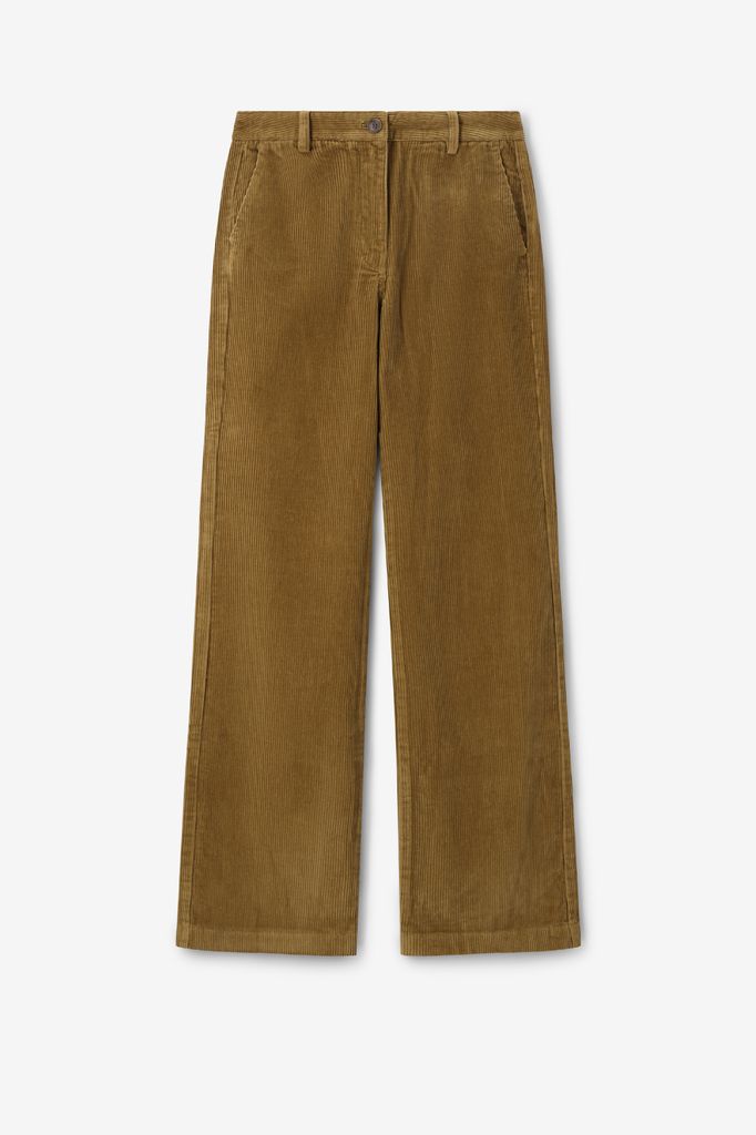 Sissy-Boy Donkergroene Straight Leg Corduroy Broek