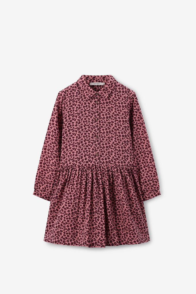 Sissy-Boy Roze Jurk Met Leopard Print