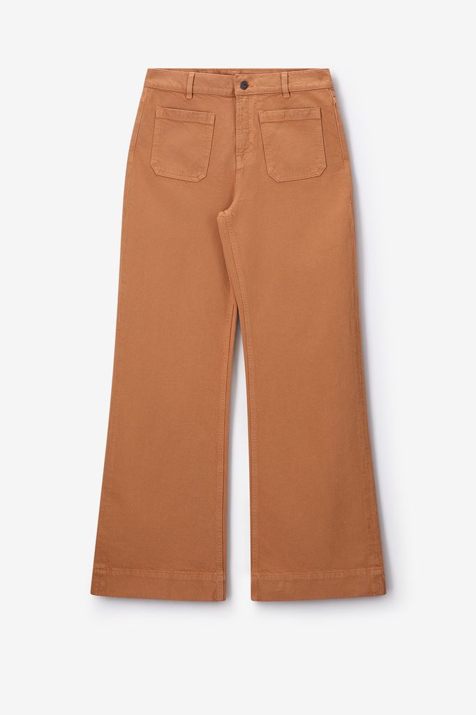Sissy-Boy Lichtbruine Wide Leg Jeans