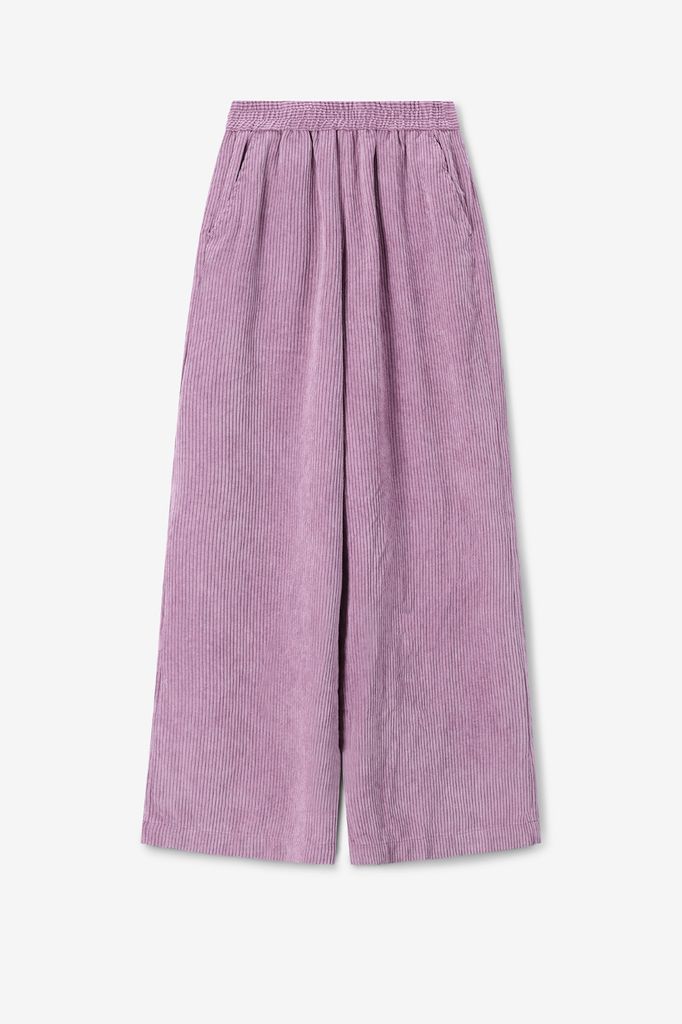 Sissy-Boy Lichtpaarse High Waist Corduroy Broek