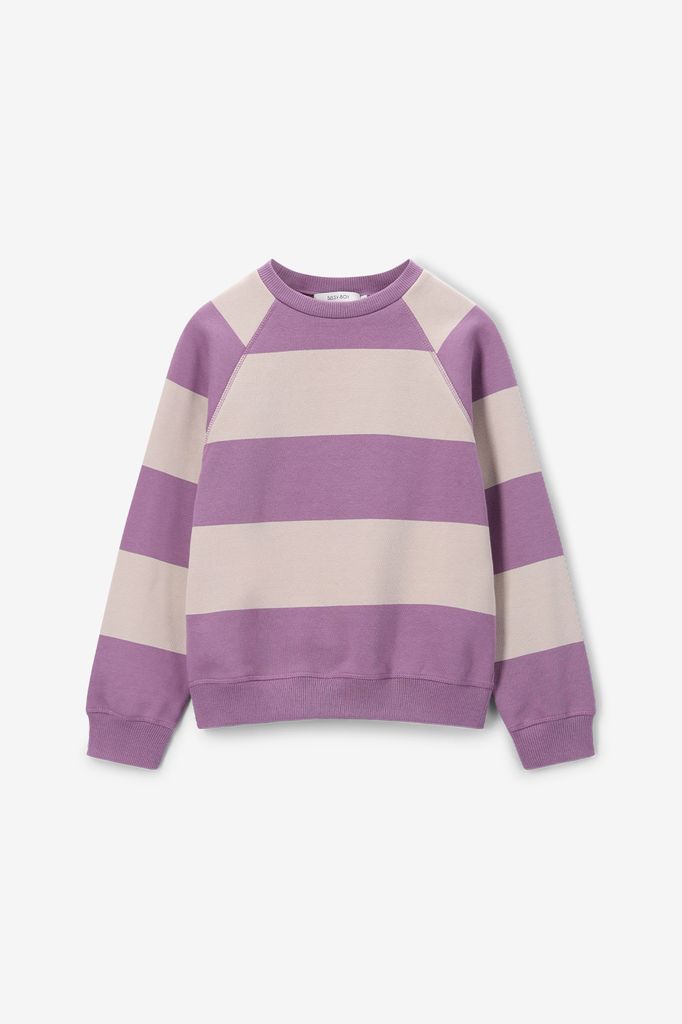 Sissy-Boy Lichtpaarse Gestreepte Sweater