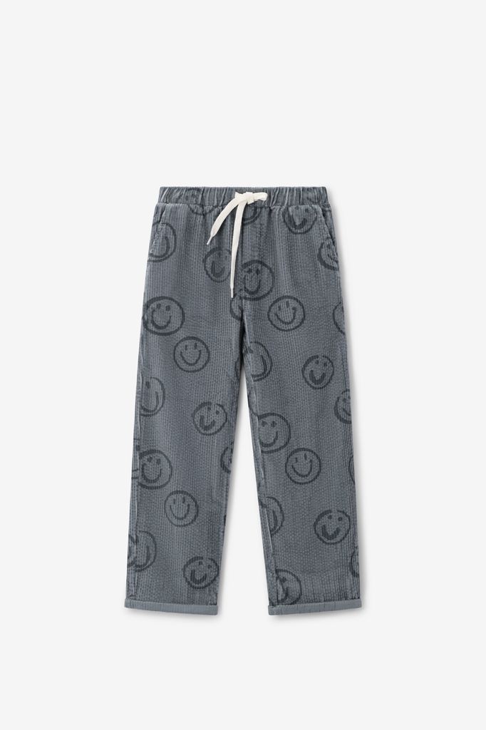 Sissy-Boy Blauwe Corduroy Broek Met Smileys