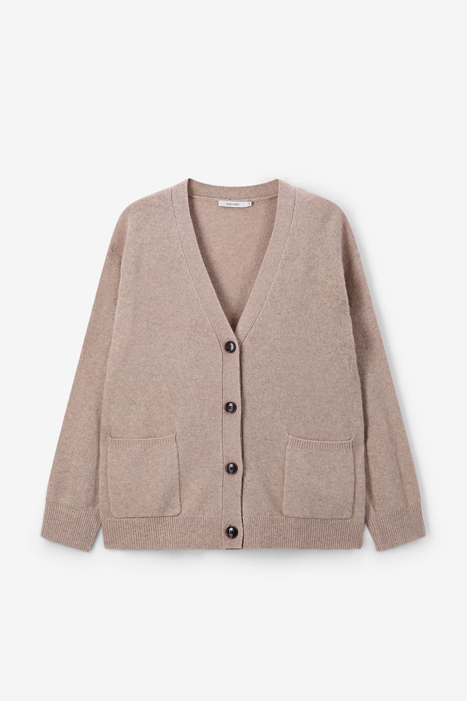 Sissy-Boy Beige Vest Met V-hals