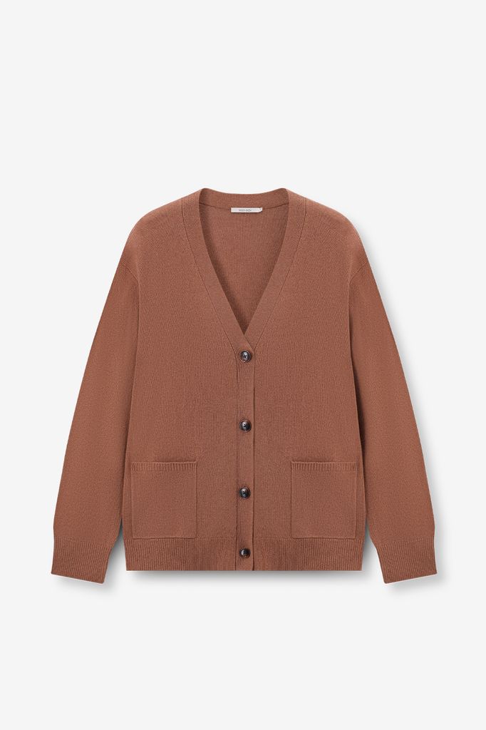 Sissy-Boy Bruin Vest Met V-hals