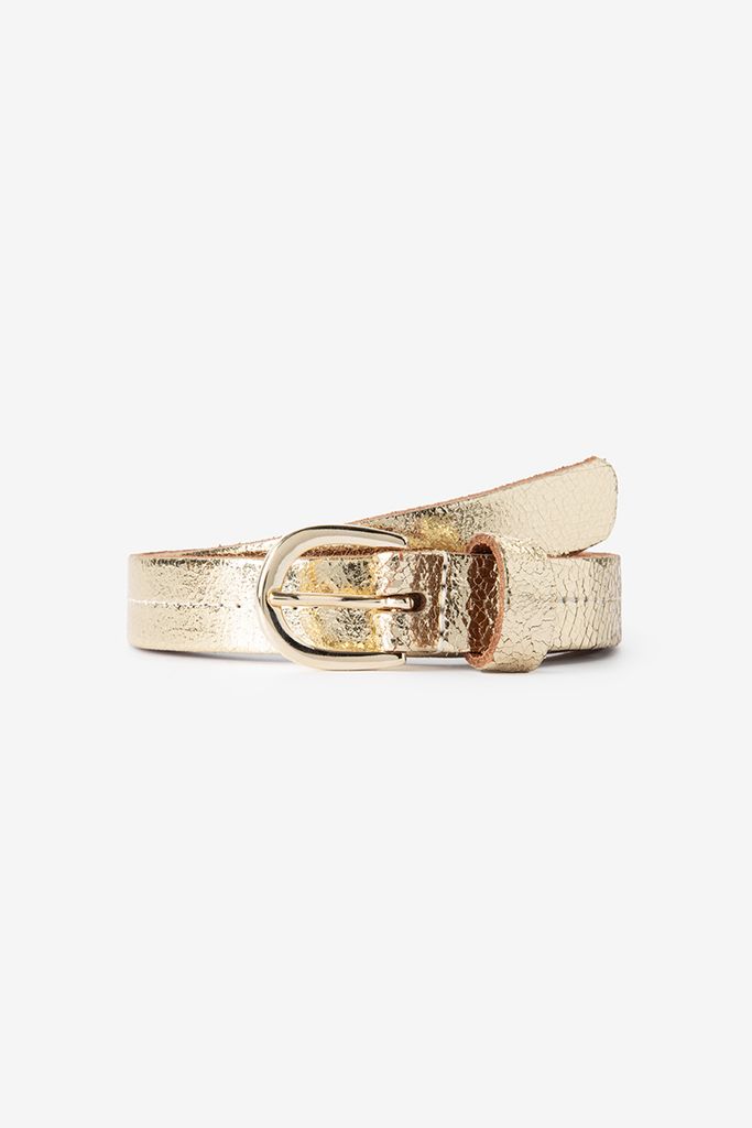 Sissy-Boy Gouden Riem Met Goudkleurige Gesp