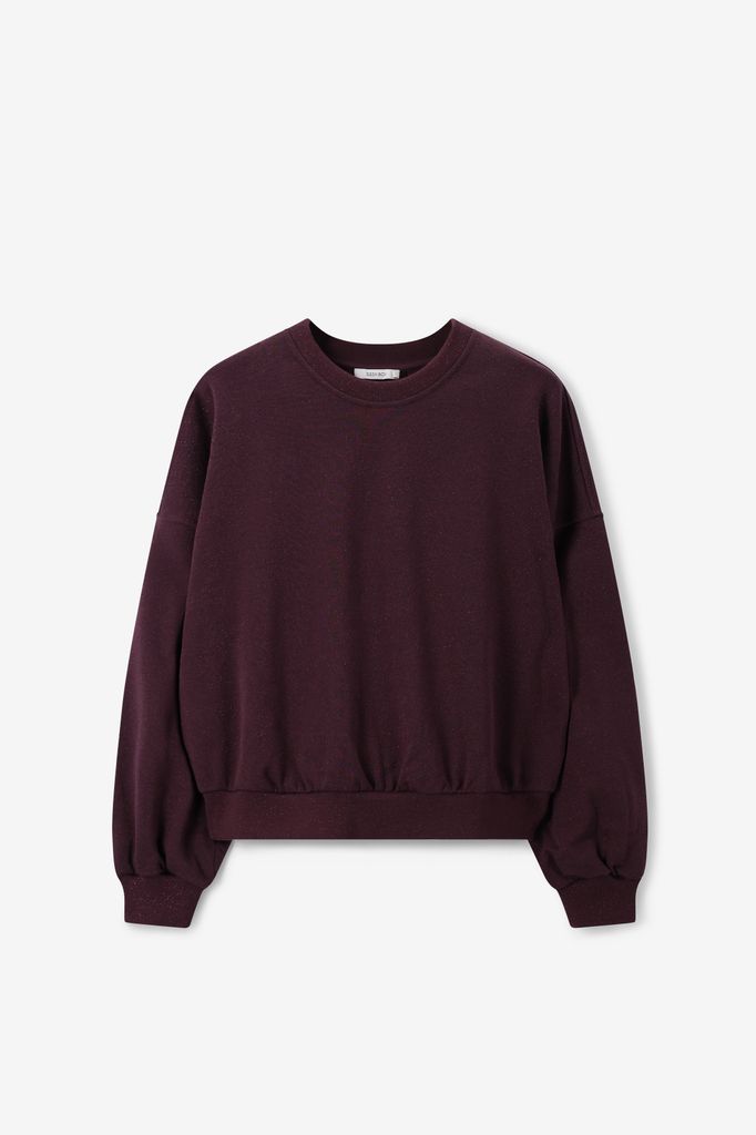 Sissy-Boy Donkerbruine Sweater Met Lurex