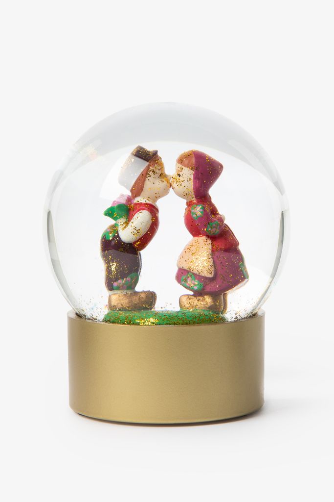 Sissy-Boy Glazen Sneeuwbol Met Oud Hollands Koppeltje