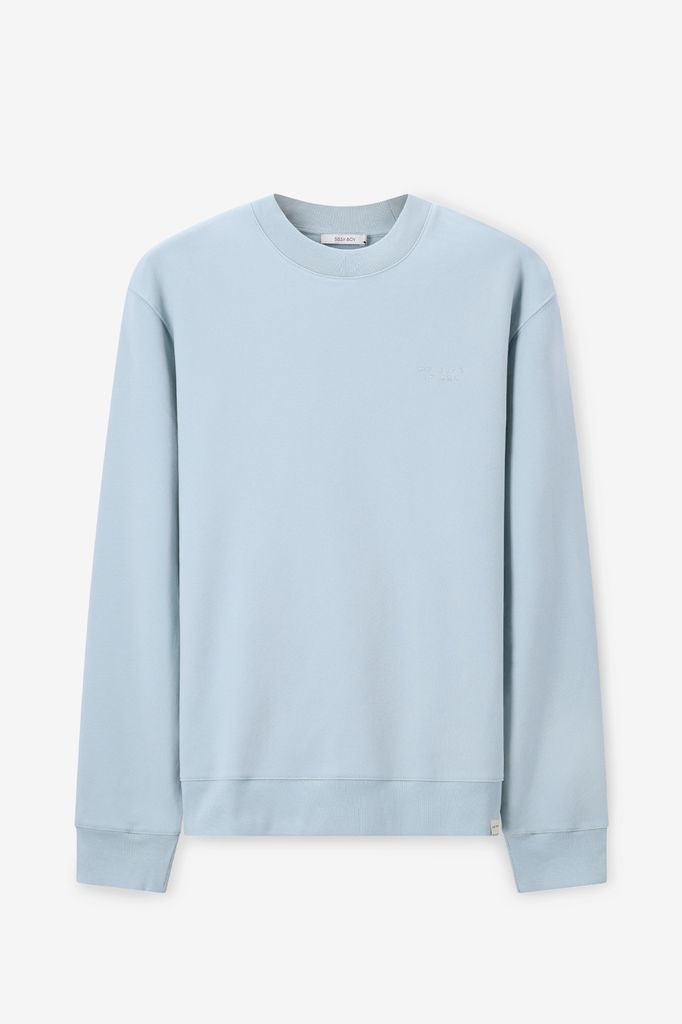 Sissy-Boy Lichtblauwe Sweater Met Artwork
