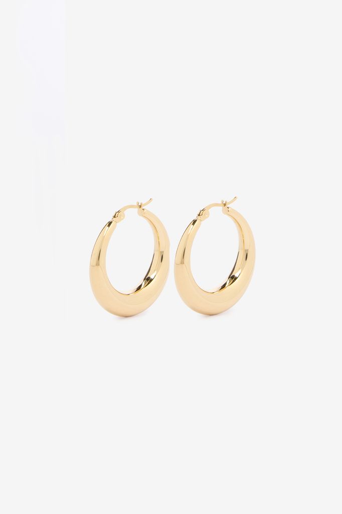 Sissy-Boy Gold Plated Hoop Oorbellen