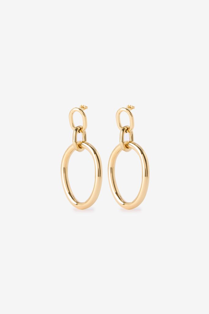 Sissy-Boy Gold Plated Oorbellen Met Hanger