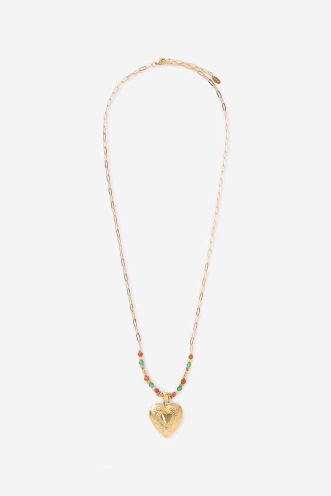 Sissy-Boy Gold Plated Ketting Met Hartje