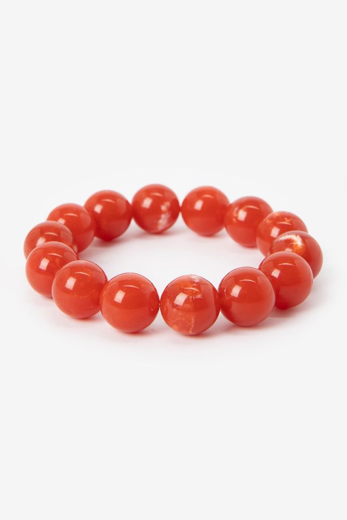 Sissy-Boy Licht Rode Resin Kralenarmband