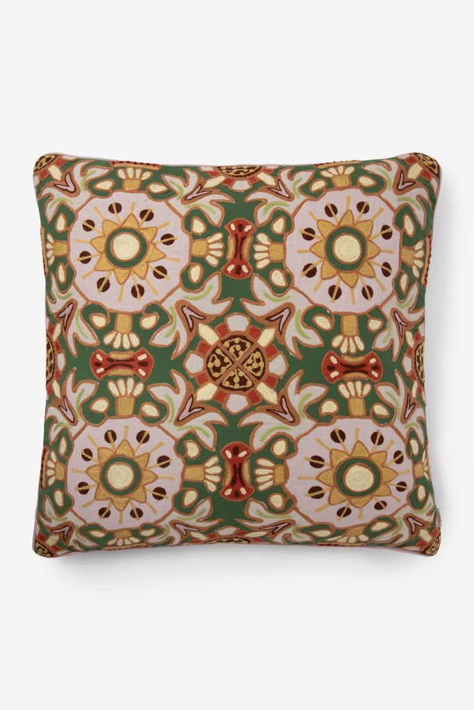 Sissy-Boy Groen Kussen Met Mozaïek Print