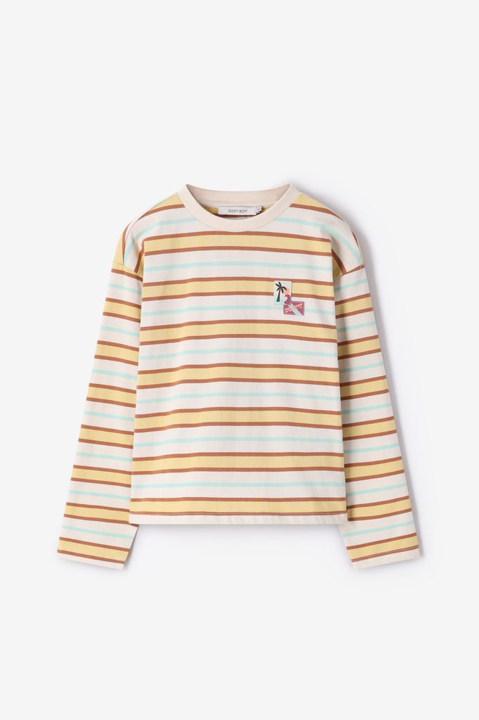 Sissy-Boy Geel Gestreepte Longsleeve