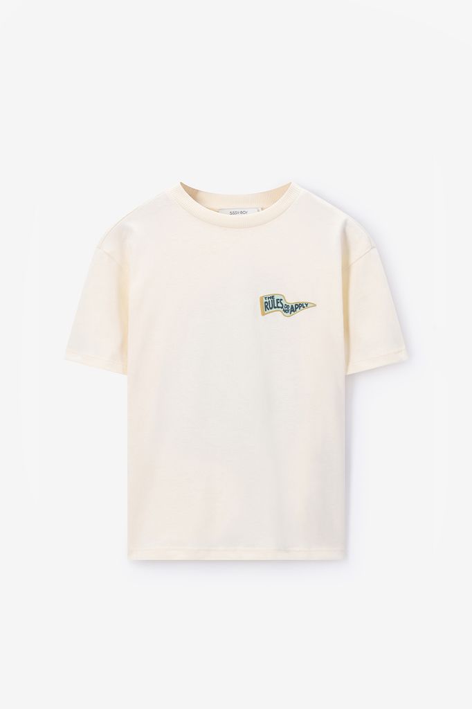 Sissy-Boy Wit T-shirt Met Artwork