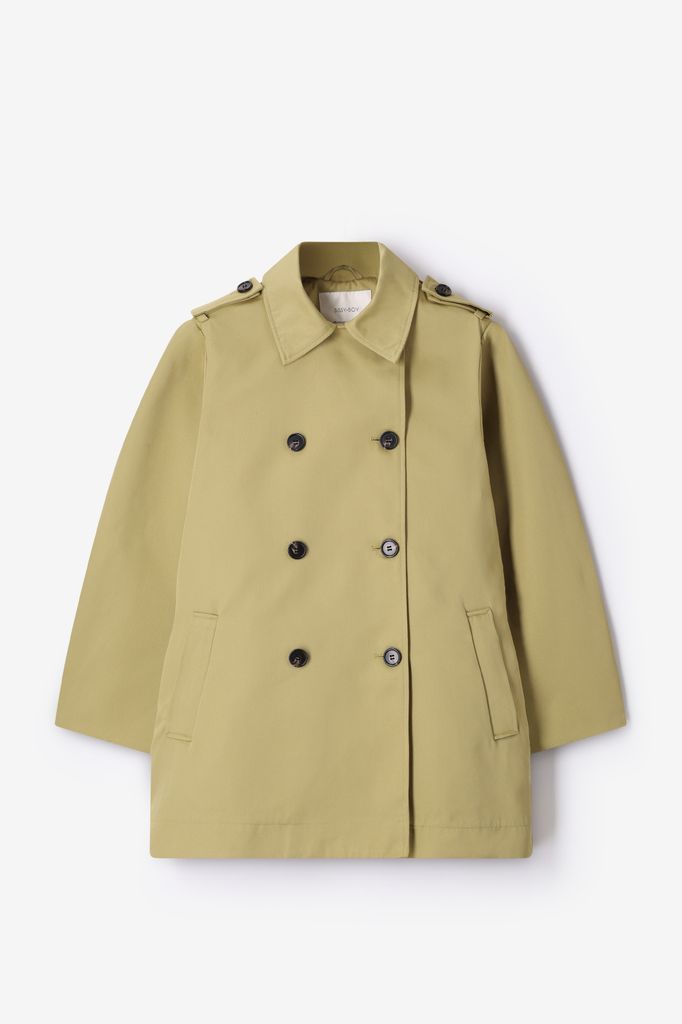 Sissy-Boy Lichtgroene Trenchcoat