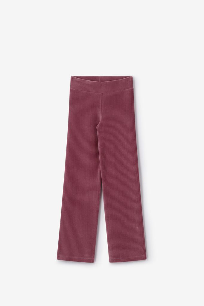 Sissy-Boy Roze Rib Straight Legging