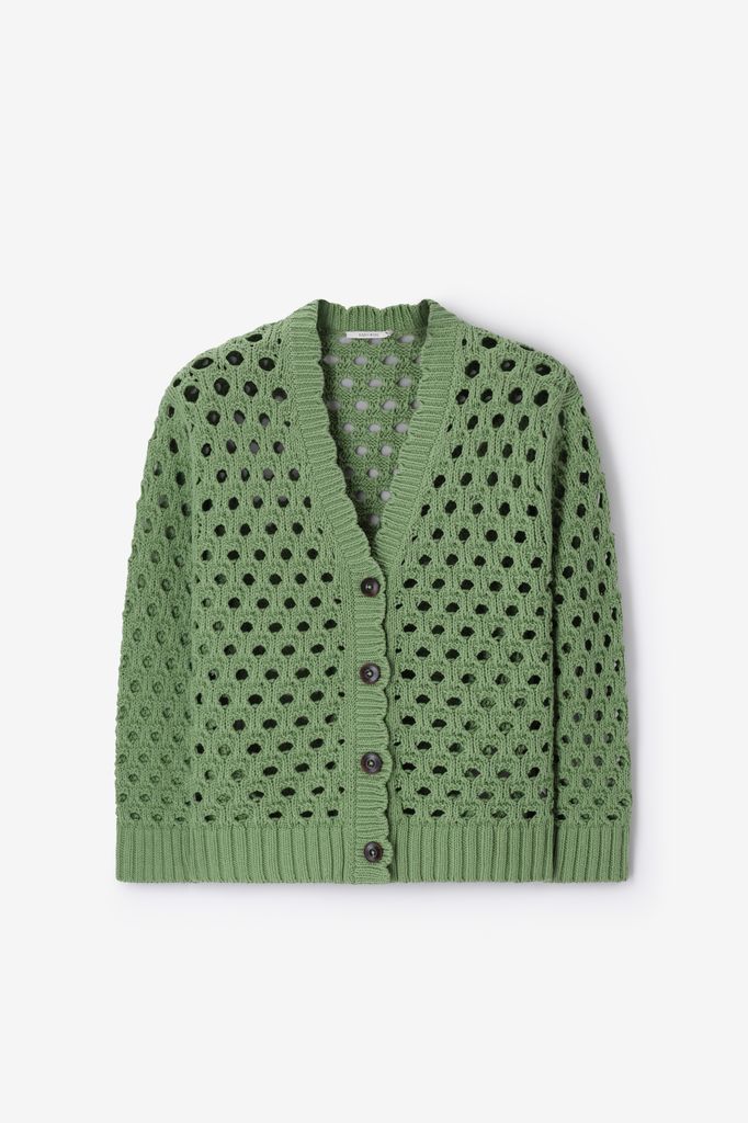 Sissy-Boy Groen Opengewerkt Vest