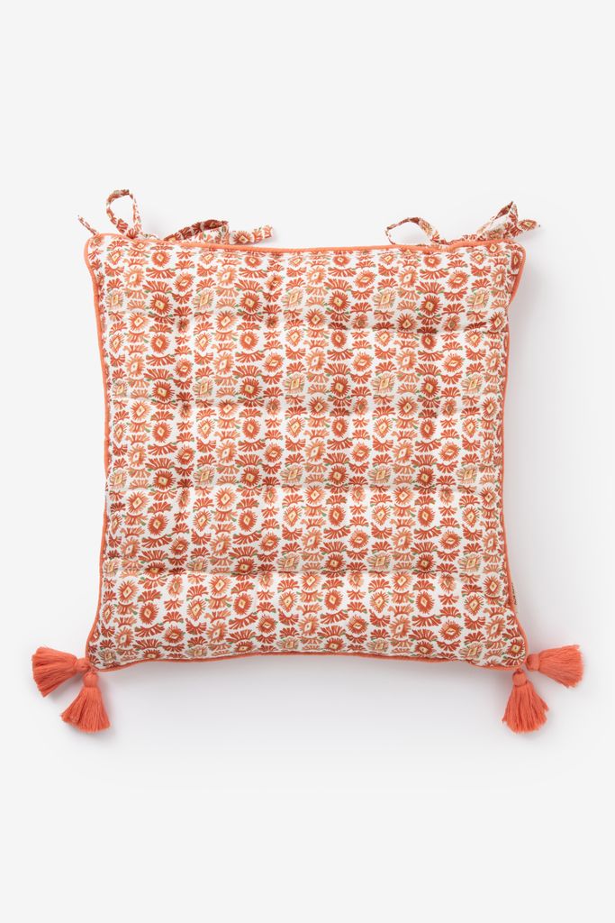 Sissy-Boy Oranje Tuinkussen Met Mystic Eye Print