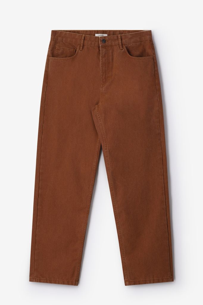 Sissy-Boy Bruine Mid-rise Loose Fit Jeans