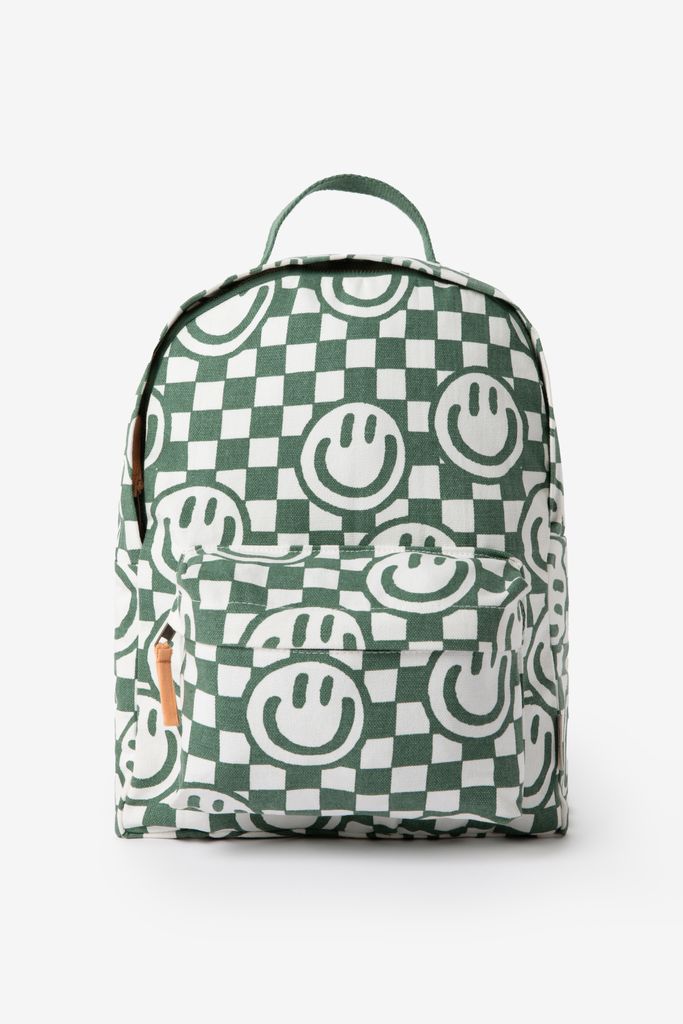 Sissy-Boy Groene Rugzak Met Smileys