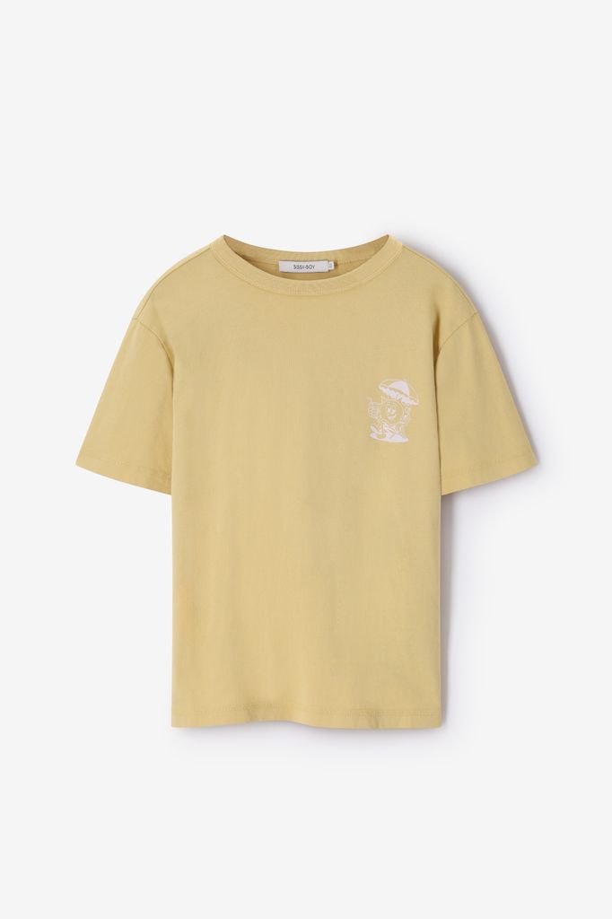 Sissy-Boy Geel T-shirt Met Artwork